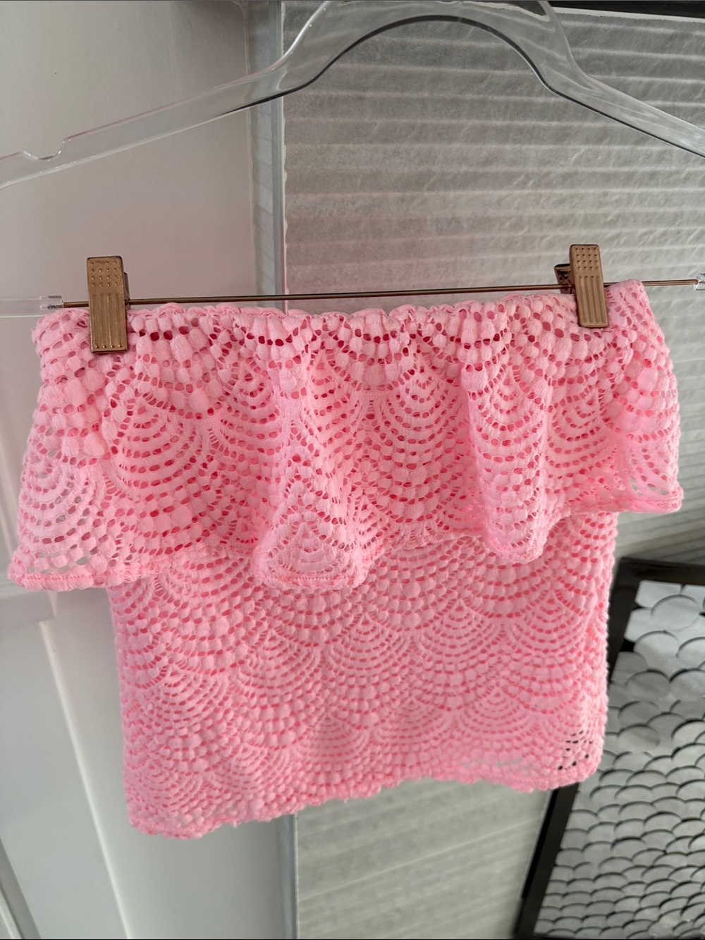 Lilly Pulitzer Girls Pink Eyelet Dress